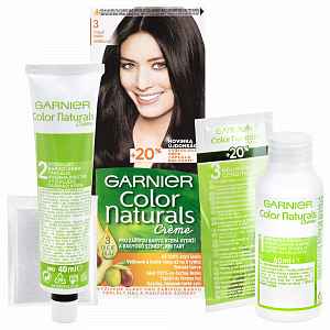 Garnier Color Naturals Crème dlouhotrvající vyživující barva tmavě hnědá 3