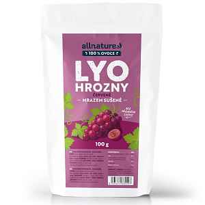 Allnature Hrozny červené Lyo mrazem sušené 100 g