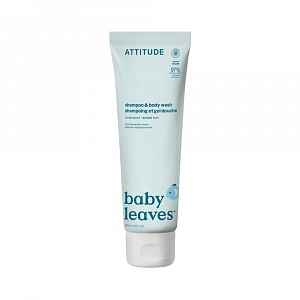 ATTITUDE Baby Leaves Dětské tělové mýdlo a šampon 2v1 Good Night 240 ml
