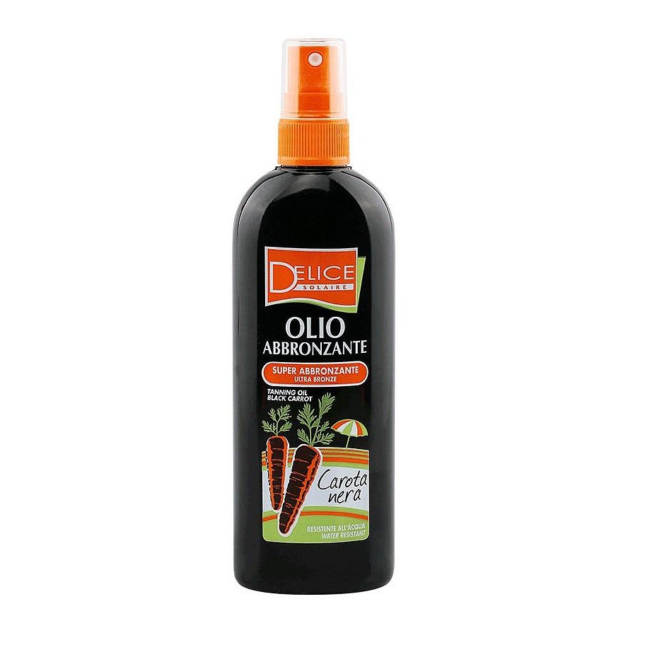 Delice Solaire Black Carrot Tanning Oil Ultra Bronze opalovací olej 150 ml