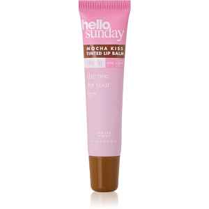 hello sunday the one for your lips tinted lip balm tónovací balzám na rty SPF 50 odstín Mocha Kiss 15 ml