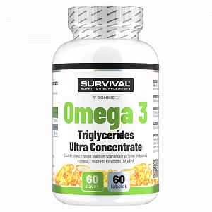 Survival Omega 3 Triglycerides Ultra Concentrate 60 tob