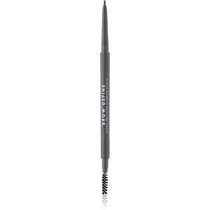 MUA Makeup Academy Brow Define precizní tužka na obočí s kartáčkem odstín Grey 0.05 g