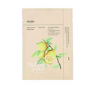 Ondo Beauty 36.5 PONG-PONG Charcoal and Yuja Bubble Mask 25 g
