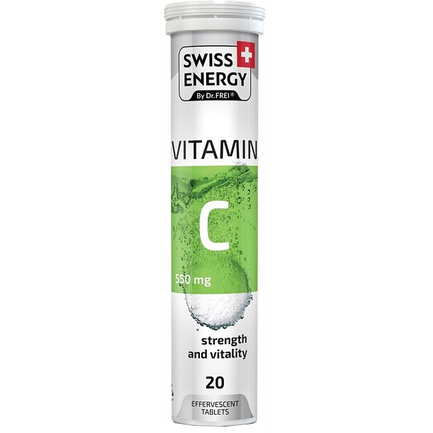 Swiss Energy Vitamín C 550mg 20 šumivých tablet