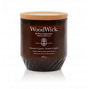 Wood Wick ReNew Vonná svíčka Lavender & Cypress 184 g