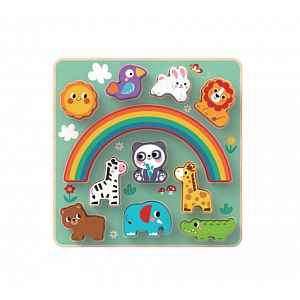 2Kids Toys Balanční puzzle se zvířátky 2v1 12 ks