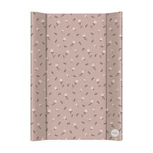 CEBA BABY Podložka přebalovací 2-hranná s pevnou deskou (50x70) Basic Petite Blossoms