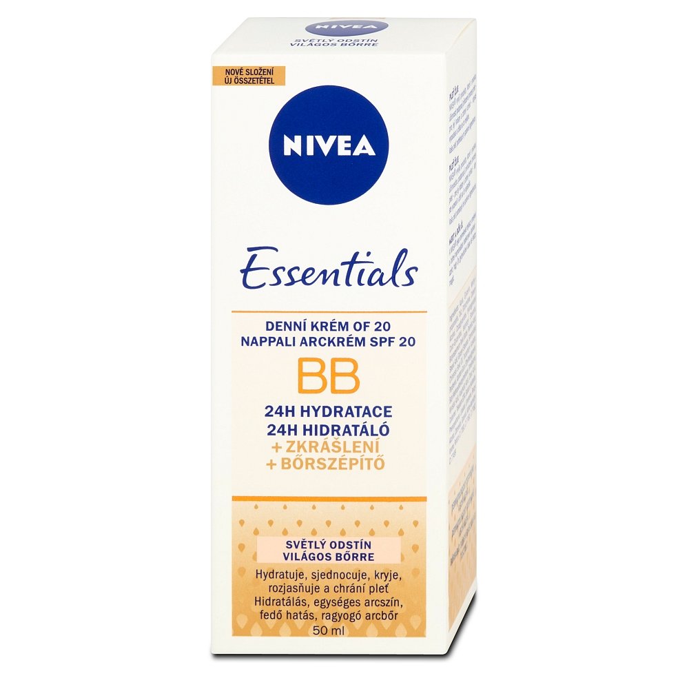 NIVEA BB Hydratační krém 5v1 Světlá pleť