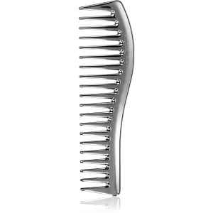 Janeke Chromium Line Wavy Comb for Gel Application hřeben na vlasy k nanášení gelových produktů 18,5 x 5 cm 1 ks
