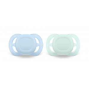 Philips Avent Šidítko Ultra Start Neutral 0-2 m chlapec 2 ks