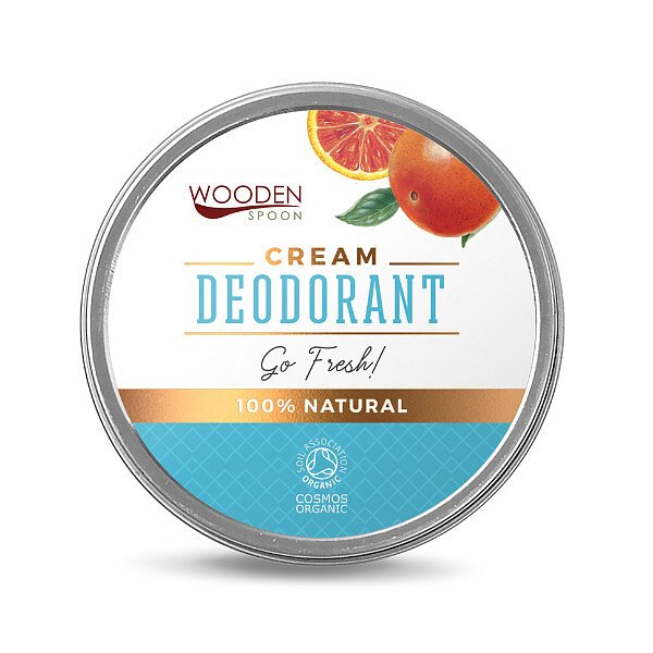 Přírodní krémový deodorant "Go Fresh!" Wooden Spoon 60 ml