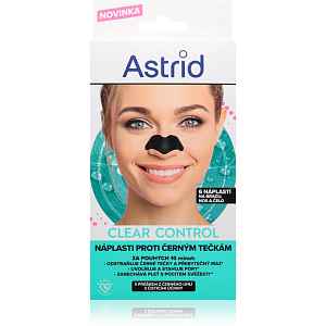 Astrid Clear Control čisticí pleťové náplasti proti černým tečkám 6 ks