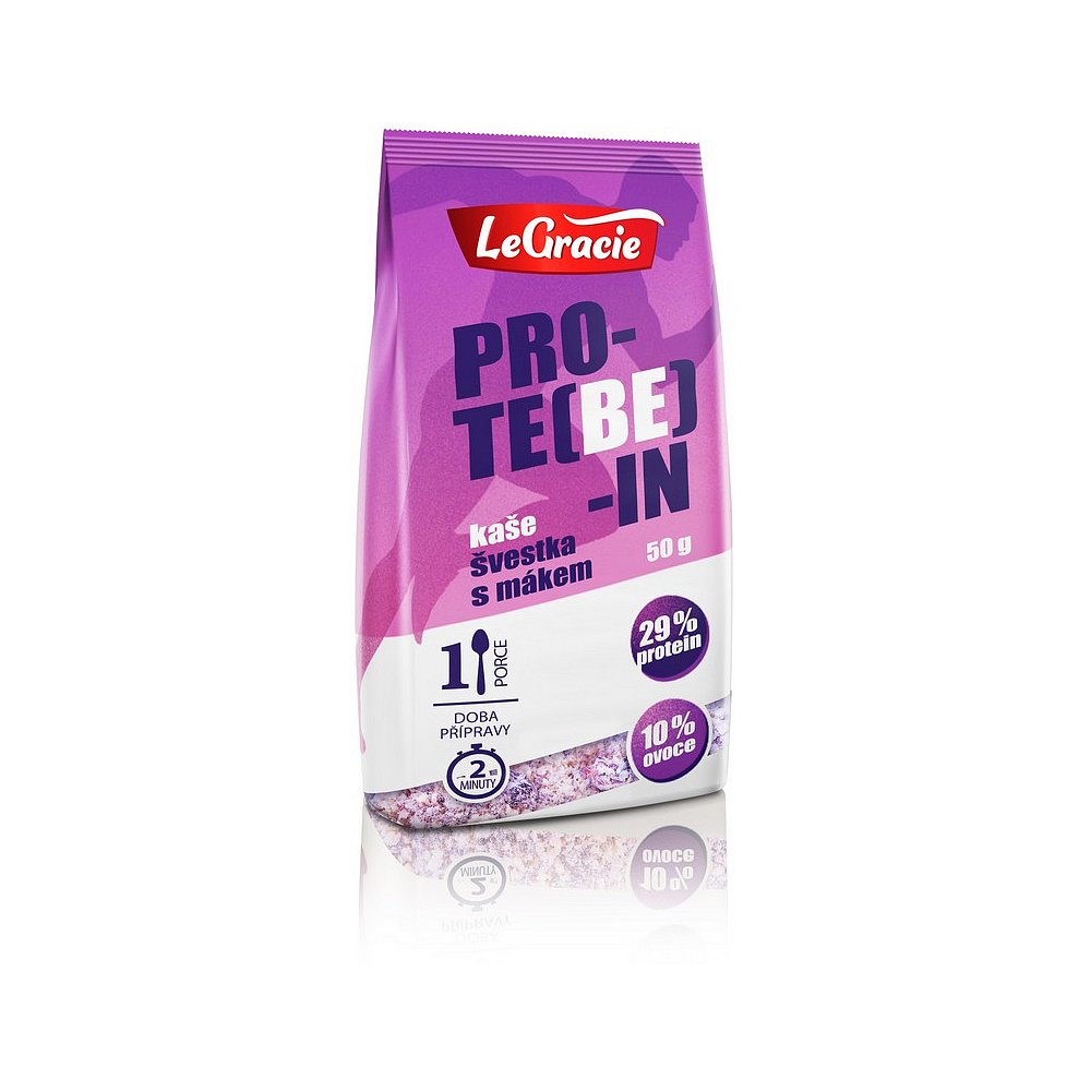 LEGRACIE Pro-Te(Be)-In proteinová kaše švestky s mákem 50 g  BEZ lepku