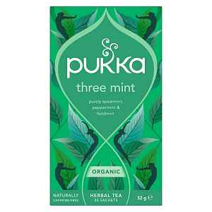 Pukka BIO Three Mint porcovaný čaj 20x1,6 g