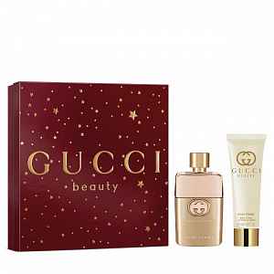 Gucci Guilty Pour Femme dárková sada (parfémová voda 50 ml + tělové mléko 50 ml) dámská