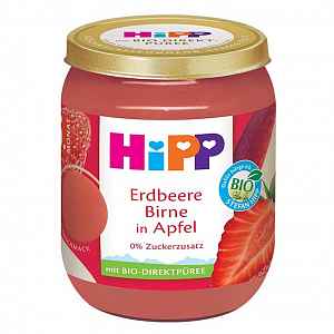 Hipp BIO Jablka s jahodami a hruškami 160 g