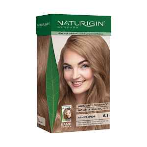 NATURIGIN Organic Based 100% Permanent Hair Colours Light Ash Blonde 8.1 barva na vlasy 115 ml