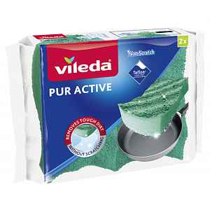 VILEDA PUR active houbička teflon (2ks/fol)