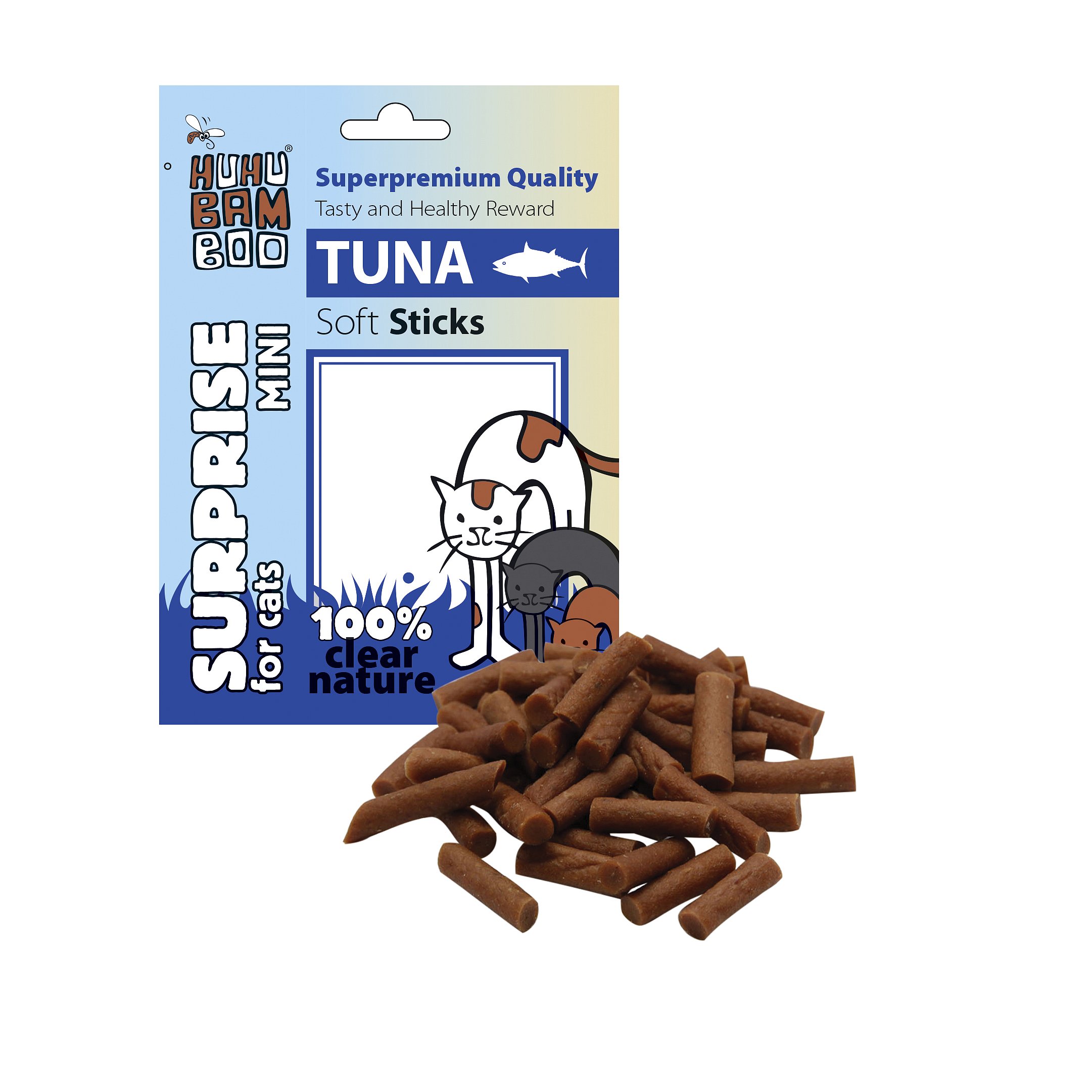 HUHU CAT Mini sticks tunak 60g