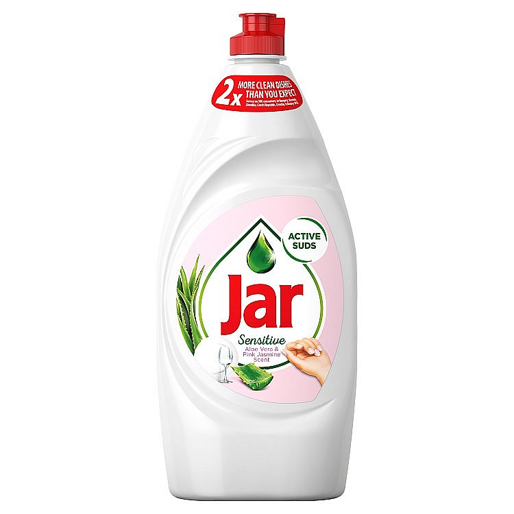 Jar Sensitive Aloe Vera&Pink Jasmin tekutý prostředek na nádobí 900 ml