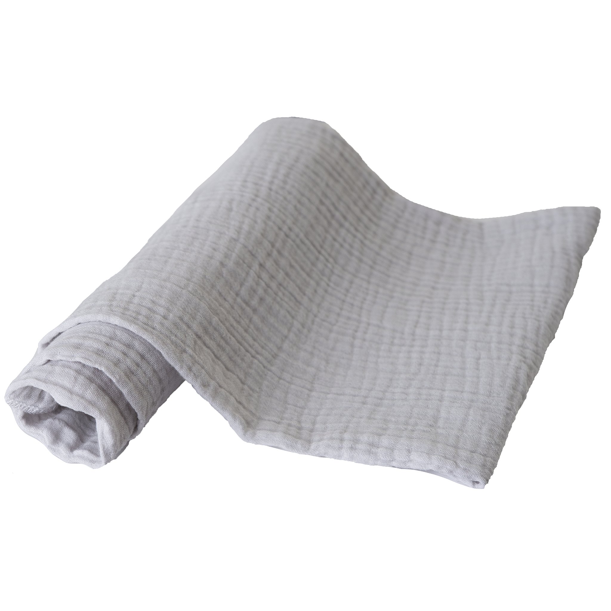 BABYMATEX Plenka bavlněná Muslin 3 ks světle šedá 70x80 cm