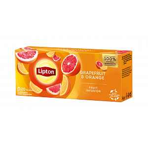 Lipton Grapefruit & Orange porcovaný čaj 20x1,7 g
