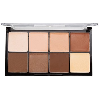 Makeup Revolution Ultra Pro HD Light Medium paleta na kontury obličeje krémová  20 g