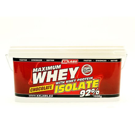 Maximum Whey Protein Isolate 92 1000 g čokoláda