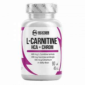 MAXXWIN L-Carnitine + HCA + CHROM - 90 kapslí