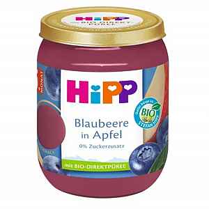 Hipp BIO Jablko s borůvkami 160 g