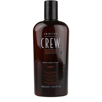 American Crew Classic šampón, kondicionér a sprchový gel 3 v 1 pro muže  450 ml
