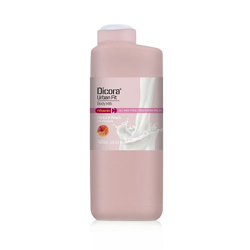 Dicora Urban Fit Vitamin C Citrics&Peach tělové mléko citrusy a broskev 400ml