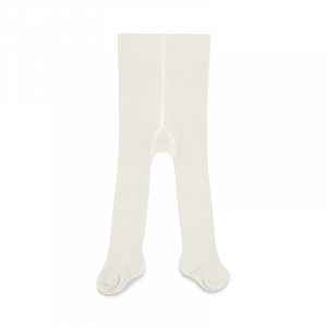 KipKep dětské punčocháče Stay-on-Tights 2-6m Off White