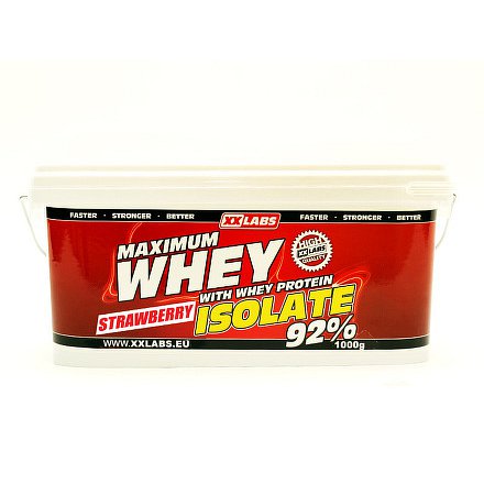 Maximum Whey Protein Isolate 92 1000 g jahoda