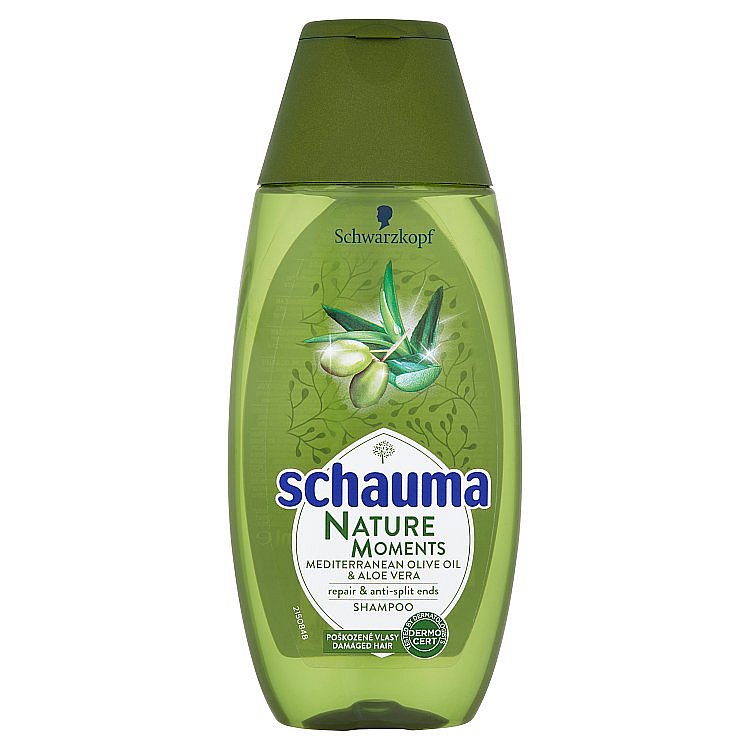 Schauma Nature Moments středomořský olivový olej a aloe vera šampon proti třepení konečků 250 ml