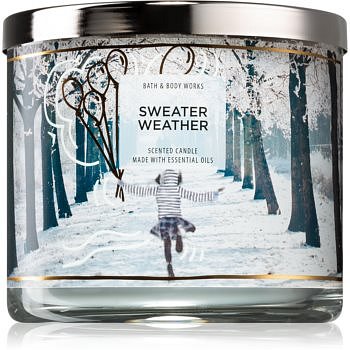 Bath & Body Works Sweater Weather vonná svíčka IV. 411 g