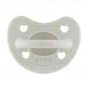 Chicco Dudlík Physio Luxe 2-6m gray, 1ks