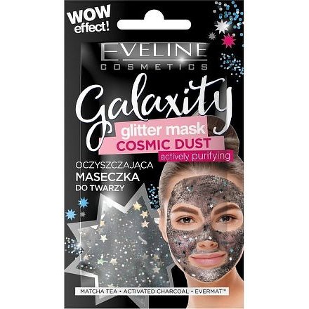 Eveline Galaxity Aktivně čisticí gelová maska se třpytkami 10ml