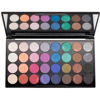 Makeup Revolution Mermaids Forever paleta očních stínů se zrcátkem  20 g