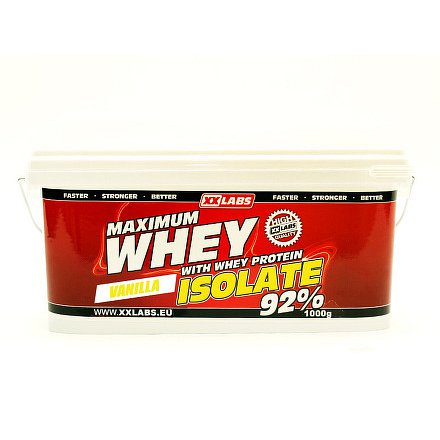 Maximum Whey Protein Isolate 92 1000 g vanilka