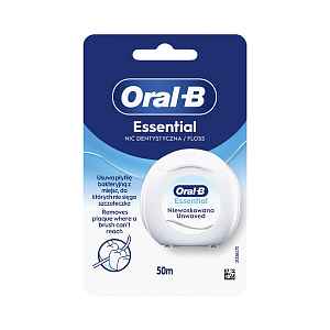 Oral-B EssentialFloss Unwaxed zubní nit 50 m