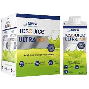 RESOURCE ULTRA FRUIT HIGH PROTEIN PŘÍCHUŤ JABLKO POR SOL 4X200ML