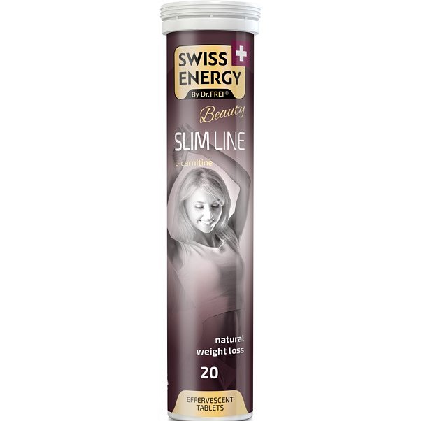 Swiss Energy Slim Line L-Karnitin 20 šumivých tablet