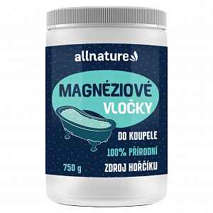 Allnature Magnéziové Vločky Do Koupele 100% 750g