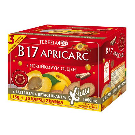 B17 Apricarc s meruňkovým olejem 150+30 kapslí