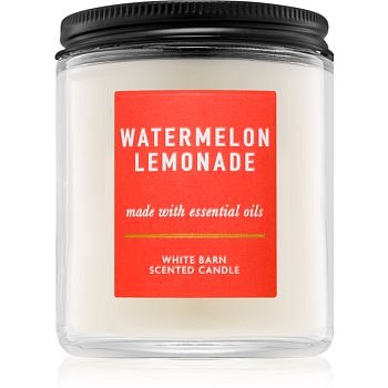 Bath & Body Works Watermelon Lemonade vonná svíčka III. 198 g