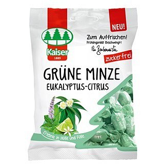 Kaiser Máta + eukalyptus + citrusy bez cukru 70g