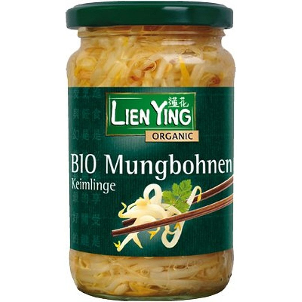 LIEN YING Fazole mungo naklíčené bezlepkové 330 g BIO