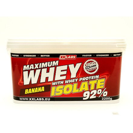 Maximum Whey Protein Isolate 92 2200 g banán